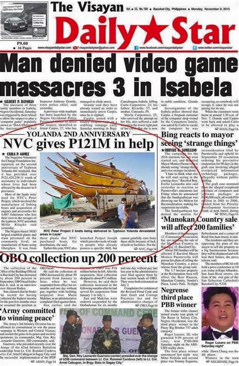 Document's name pas sempadan border pass. Visayan Daily Star (front page): NVC gives P121M in help ...