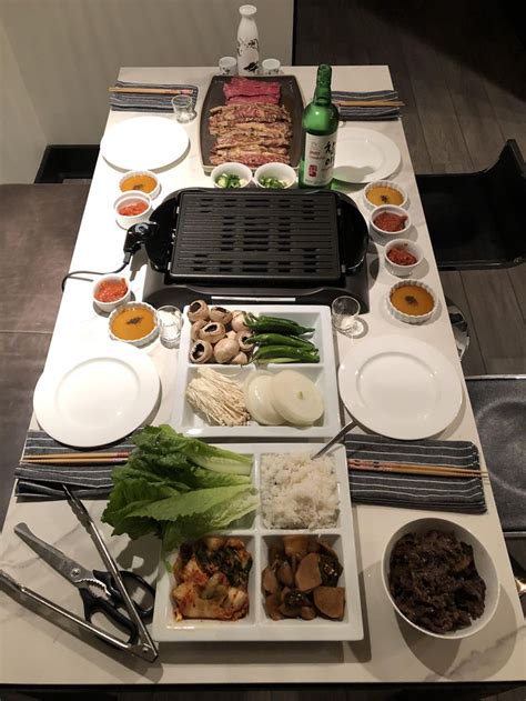 ‌ we all love that wonderful experience of going to a korean bbq joint with friends. Homemade Korean BBQ : food | Korean bbq, Korean food side dishes, Korean bbq at home