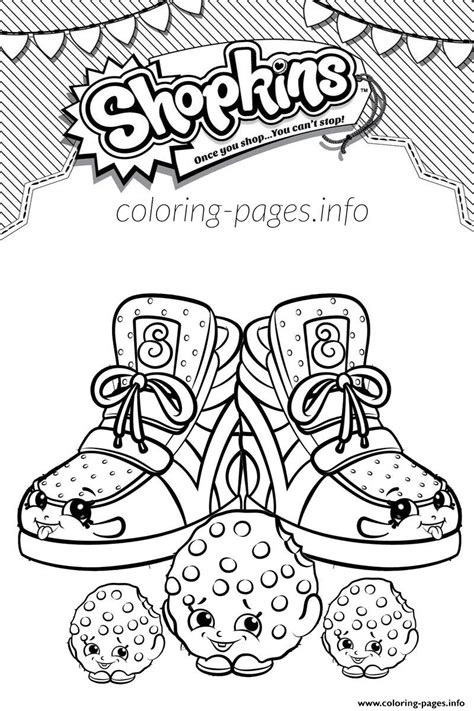 You could also print the picture using the print button above the image. 2 Shopkins 2016 Sneaky Kooky Cookie Coloring Pages Printable