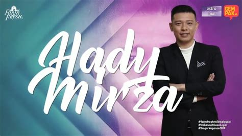 Yang menarik perhatian ialah adik achey turut menyertainya. Hady Mirza - Cinta Luar Biasa ~ Gegar Vaganza 2019 (Minggu ...