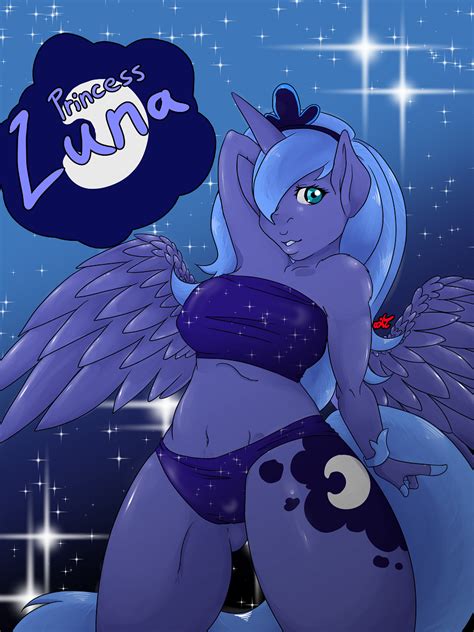 Princess luna uses her power for evil by finagling tons of food. #1209804 - suggestive, artist:owyisensei, princess luna ...