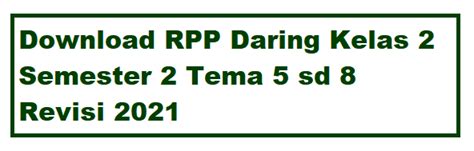 We did not find results for: Download RPP Daring Kelas 2 Semester 2 revisi 2021 - Guru ...