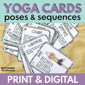 I've also created corresponding cards to go with each theme. Calming Yoga Cards for Kids by Social Emotional Workshop | Teachers Pay Teachers