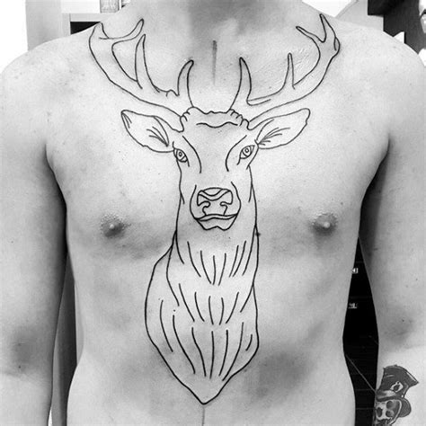 Small tattoos for men look as badass as the big tattoos. 50 Simple Line Tattoos For Men - Manly Ink Design Ideas