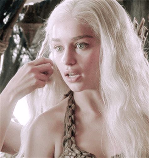 Requiring more information he opened his door in time to see a streak of red hair, white cloth and grey fur pass him. Emilia Clarke Is Rocking Her "Game Of Thrones" Look In ...