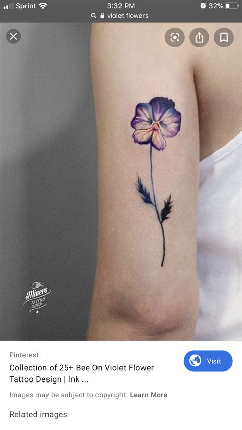 Maybe you would like to learn more about one of these? Violet tattoo | Violet flower tattoos, Violet tattoo, Purple flower tattoos