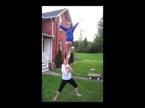 This guy thinks he's a stud. One Man Stunt Cheerleading - YouTube