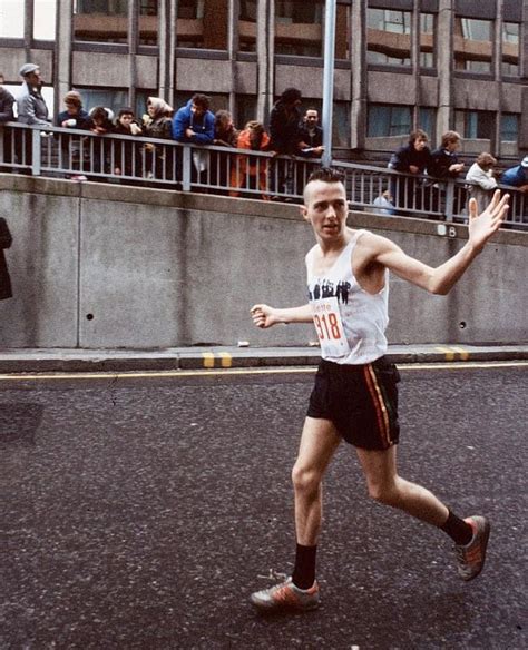 John and edward grimes were quite. Joe Strummer running the London Marathon in 1983. Photo ...