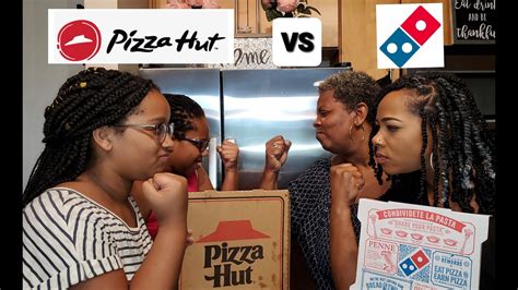 Veggie paaji compares dominos vs pizza hut. PIZZA HUT VS DOMINOS FOOD CHALLENGE #challenge # ...