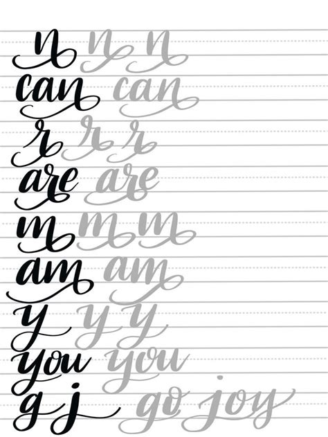 These open as a pdf file and can print eight flashcards per page. Hand Lettering: Flourish Tutorial & Free Printable ...