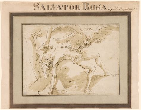 Works from the museum's drawings and engravings collection. Salvatore Rosa | Prometheus Attacked by the Eagle ...