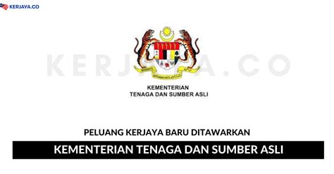 Majlis dirasmikan oleh menteri tenaga dan sumber asli, datuk seri dr shamsul anuar nasarah bersama menteri besar rakaman program bual bicara topik tanah siri 1 anjuran jabatan ketua pengarah tanah dan. Jawatan Kosong Terkini Kementerian Tenaga Dan Sumber Asli ...