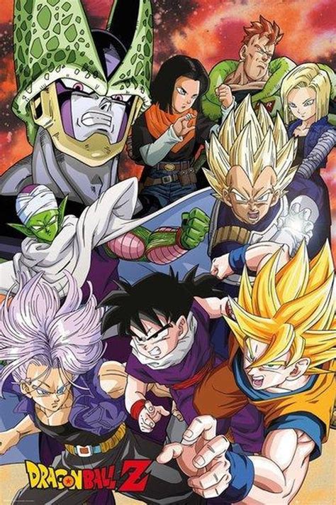 Dragon ball, sometimes styled as dragonball, is a japanese media franchise created by akira toriyama in 1984. Dragon Ball Z Cell Saga - Maxi Poster (734 ...