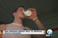 milk drinking breast men muscle