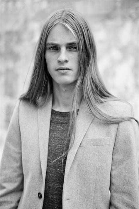 Emil forsberg is a professional footballplayer who plays for rb. Klaus Vaivars | Long hair styles men, Androgynous models ...