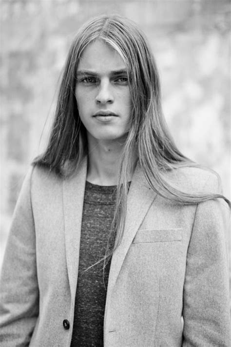 Emil forsberg is a professional footballplayer who plays for rb. Klaus Vaivars | Long hair styles men, Androgynous models ...