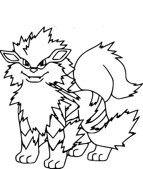 Et contribuent également à améliorer l'humeur, à dynamiser et à soulager le stress. Coloriage Arcanin Pokemon à imprimer