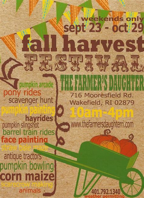 Check spelling or type a new query. Harvest Festival at The Farmer's Daughter | Things To Do ...