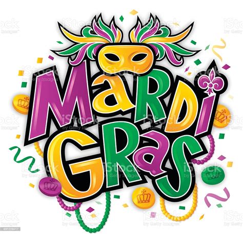 Clip art set of 8. Mardi Gras Stock Vector Art & More Images of 2015 ...