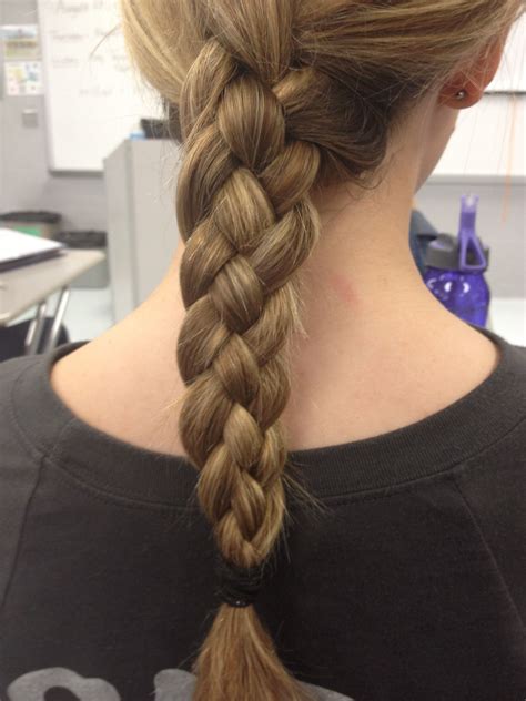 See more ideas about strand braid, strand, 4 strand braid. Four strand braid (With images) | Hair challenge ...