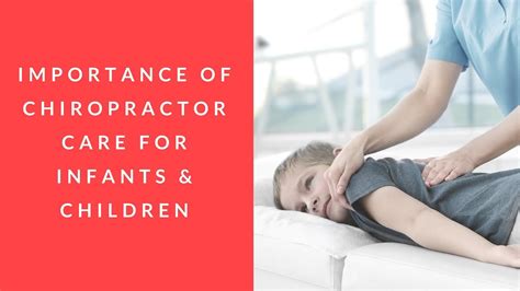 Chiropractic care is a holistic health and wellness practice that focuses to relieve pain and help restore your normal body function through spinal adjustment or manipulation. Importance of Chiropractor Care for Infants & Children ...