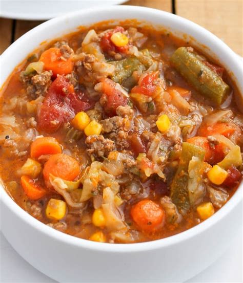 Mushrooms, plain flour, cumin powder, boiling water, salt. My Mom's Old-Fashioned Vegetable Beef Soup | Recipe ...