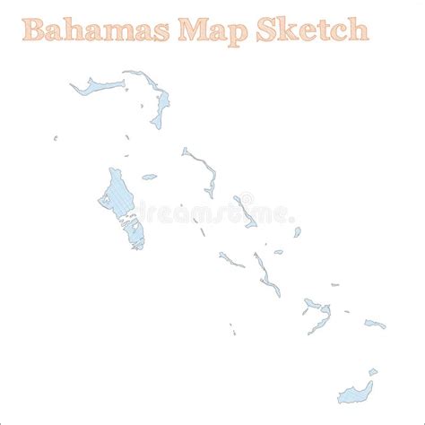 The bahamas, or the bahama islands, is an archipelago consisting of many islands in the atlantic ocean east of florida. Bahamas-Karte vektor abbildung. Illustration von karte ...