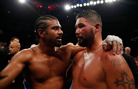 Haye started fast and caught thompson with constant barrages of power punches, coming close to forcing a stoppage at numerous points over the first few rounds. David Haye v Tony Bellew in pictures - Irish Mirror Online