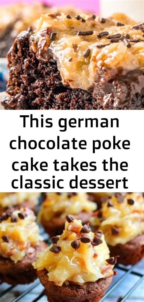 The particularity of a german chocolate cake is the extra chocolate. This german chocolate poke cake takes the classic dessert ...