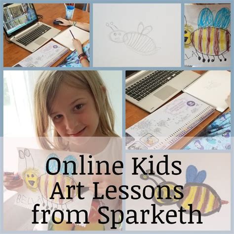 Online Kids Art Lessons from Sparketh | Art lessons, Homeschool art, Art lessons for kids