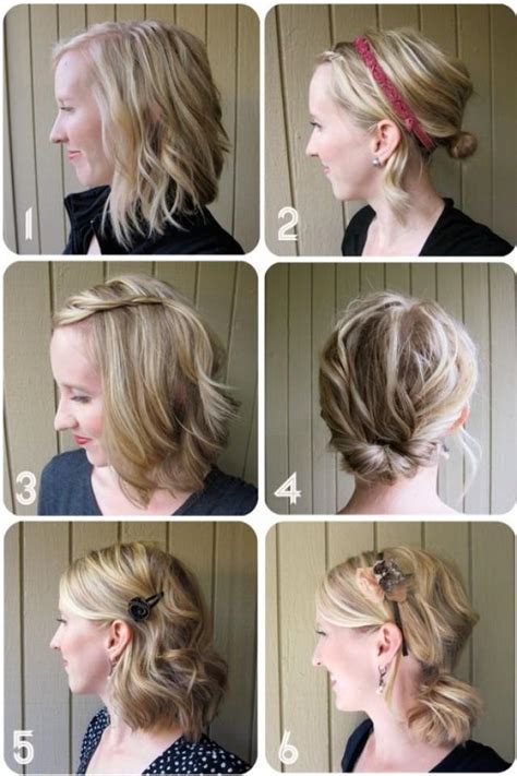 Pretty messy updo hairstyles for summer /via. One Week Of Great Hair - Simple Hairstyles For Medium ...