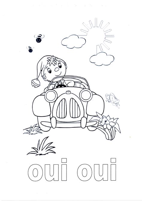 Ce jeu flash, jouable en plein description du jeu: coloriage oui oui