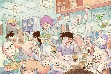See agents for this cast & crew on imdbpro. My friend drew the original Dragon Ball cast hanging around at a teahouse : pics