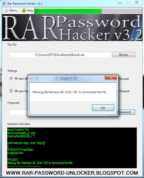 Not everyone using windows computer, someone also using the mac. Rar Password Unlocker: rarhack.dll