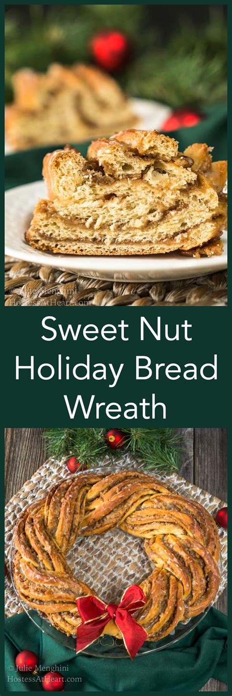 The recipe uses a combination of whole wheat and white flour. Sweet Nut Holiday Bread Wreath makes a beautiful addition to your holiday table or a heartfelt ...