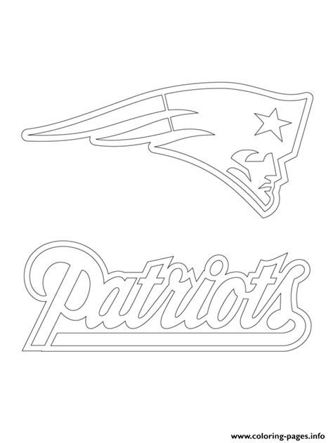 New england patriots logo coloring page from nfl category. New England Patriots Coloring Pages - Coloring Home