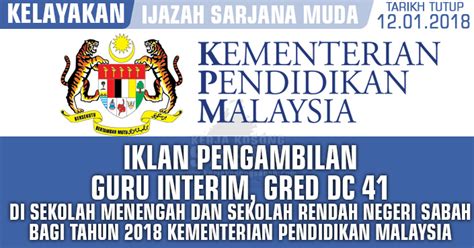 17 mac 2020 (11.59 malam) sila hubungi alamat berikut sekiranya ada sebarang pertanyaan berkaitan dengan permohonan: Pengambilan Guru Interim Di Sekolah Menengah Dan Sekolah ...