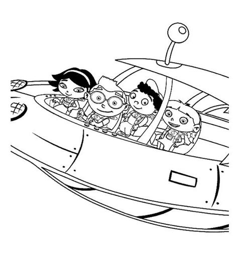 Little einsteins annie coloring page. Little Einstein Flying With Rocket Coloring Page ...