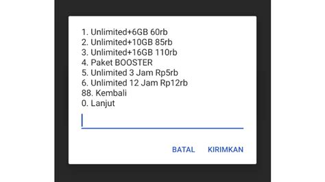 Unlimited sendiri bisa diartikan tak terbatas, namun kalimat unlimited pada paket unlimited tri memiliki arti sendiri, jadi kita harus paham terlebih dimana kuota unlimited hanya aktif 30 hari sejak kalian mengaktifkanya dan kuota aon akan tetap aktif 24 jam dan masa aktifnya mengikuti masa. Cara Daftar Paket Tri 60rb: 32GB 22GB 6GB Unlimited ...