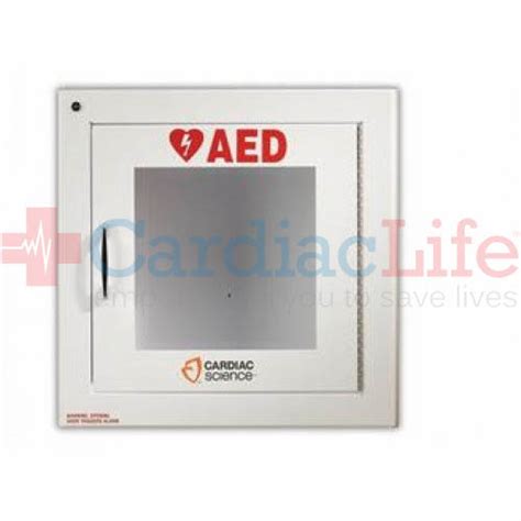 Check spelling or type a new query. Cardiac Science Standard Size AED Cabinet w/ Audible Alarm