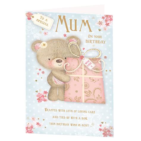 Thank your mum for all she does with our personalised mother's day cards! Special Mum Birthday Card - Greeting Cards