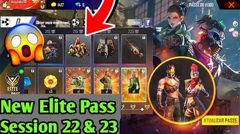 Looking for free fire redeem codes to get free rewards? Free fire Season 22 & 23 ELITE PASS Full Review || March ...