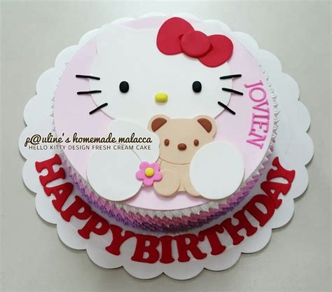 This set comes ready to play with only one item to assemble. Hello kitty design fresh cream cake # ...