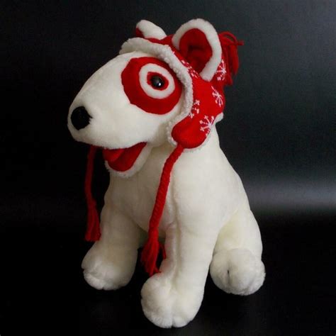 Contains polyester fibers and polyethylene pellets. Details about Target Bullseye Dog Plush The Inn Thing Holiday Stuffed Animal With Hat 14" en 2020