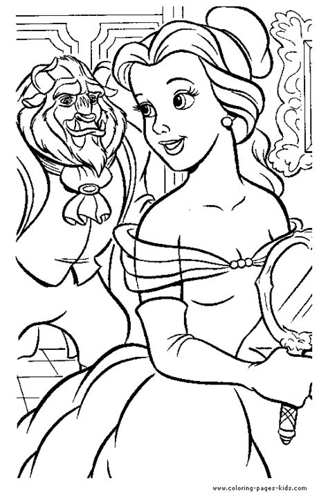 Free printable coloring pages for a variety of themes that you can print out and color. Beauty and the Beast coloring pages - Coloring pages for ...