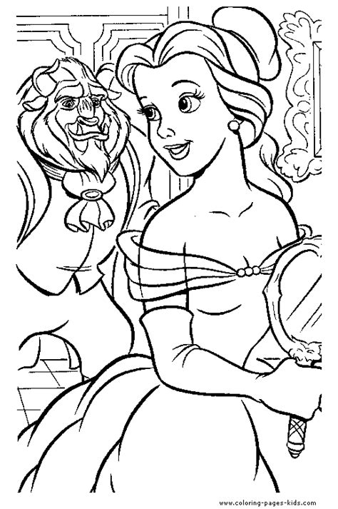 Free printable coloring pages for a variety of themes that you can print out and color. Beauty and the Beast coloring pages - Coloring pages for ...