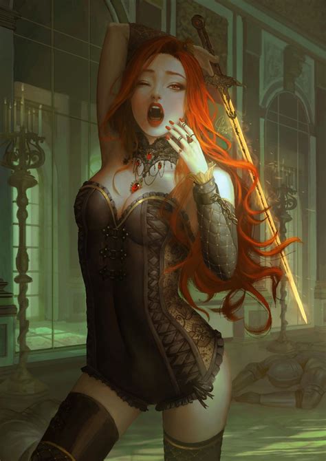 20k+ versatile illustrations, for all types of design project. ArtStation - Lady Vampire, Ina Wong | Female vampire ...