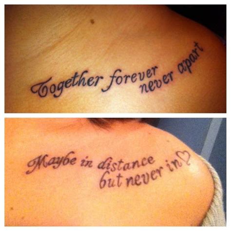 The tattoos are made for each other. 5 matching cousin tattoos designs | Cousin tattoos, Sister ...