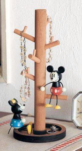 Disney mickey mouse birthday decorations. Mickey & Minnie Necklace Holder | Disney home decor ...