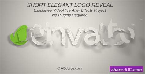 Five smooth icon animations designed to drive the world to. Short Elegant Logo Reveal - After Effects Project ...